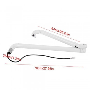 Bras de lampe LED de lumière en plastique de direction dentaire pour chaise d’unité dentaire avec joint torique