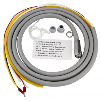YUSENDENT COXO Tube de pièce à main de turbine à fibre optique dentaire 6 trous pour NSK KAVO