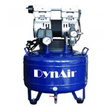 DynAir DA7001 0.75KW/1HP Compresseur d'air silencieux sans huile dentaire CE FDA