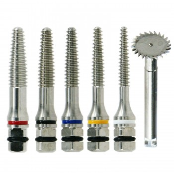 Kit d'outils de scie pour vis d'expansion osseuse chirurgicale d'implant dentair...