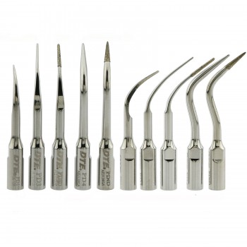 10 Pièces Woodpecker DTE Insert de détartreur à ultrasons dentaire endodontie parodontal compatible avec NSK Satelec