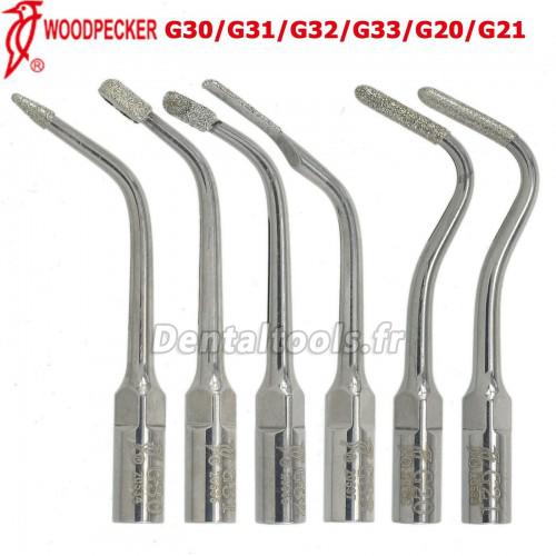 5Pcs Woodpecker Insert detartreur Préparation de l'épaulement de la cavité G20 G31 G32 G33 compatible avec EMS