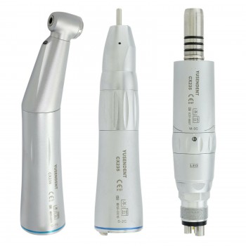 YUSENDENT COXO CX235 Dental kit pièce à main fibre optique led basse vitesse Spray Interne 6 trous