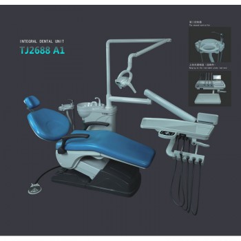 Tuojian TJ2688 A1 fauteuil dentaire Unité de traitement dentaire complète avec capteur lumineux