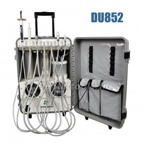 Dynamic® DU852 Unité dentaire portable + compresseur d'air + détartreur à ultrasons + lampe à polymériser