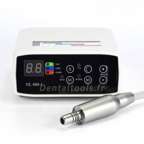 Micromoteur electrique dentaire externe sans balais avec lumière LED Jet d'eau interne NL400-I