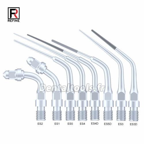 5Pcs Inserts ultrasonique endodontie ES3D ES4D ES5D ES10D ES14 ES14D ES15 ES15D compatible avec piece a main Ultrason Sirona