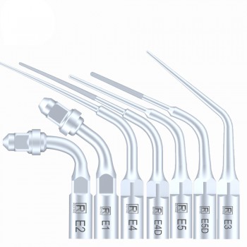 5Pcs Inserts ultrasonique endodontie E1 E2 E3 E4 E4 E6 E7 E8 E9 E10 E11 E14 E15 compatible avec REFINE EMS MECTRON WOODPECKER