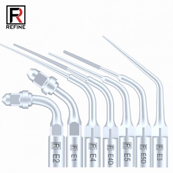 5Pcs Inserts ultrasonique endodontie E1 E2 E3 E4 E4 E6 E7 E8 E9 E10 E11 E14 E15 compatible avec REFINE EMS MECTRON WOODPECKER