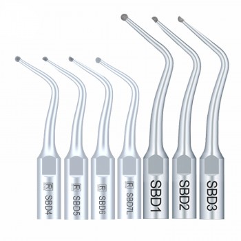 5Pcs inserts ultrasonique SBD1 SBD2 SBD3 SBD4 SBD5/6 SBDR SBDL SBD7L SBD7R compatible avec SATELEC NSK DTE