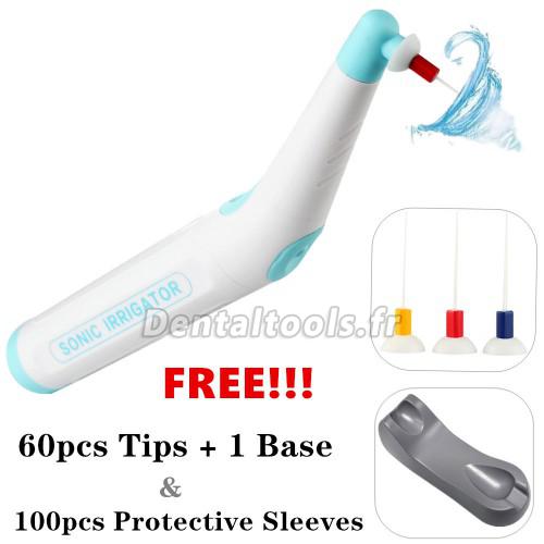 Sonic Ergonomique Endo Irrigateur Endoactivateur Ultrasonique Endodontie + 60Pcs Inserts dentaire