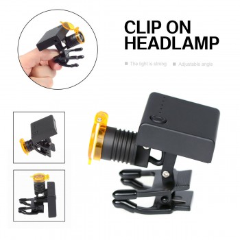 Lampe frontale à clipser sans fil LED 5W dentaire avec filtre