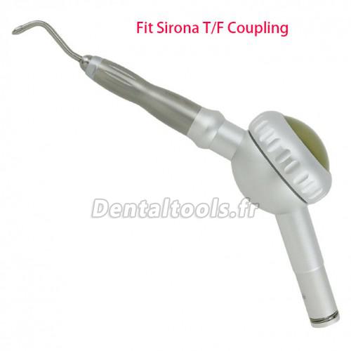 Aéropolisseur de bicarbonate dentaire compatible avec Sirona T/F raccord rapide