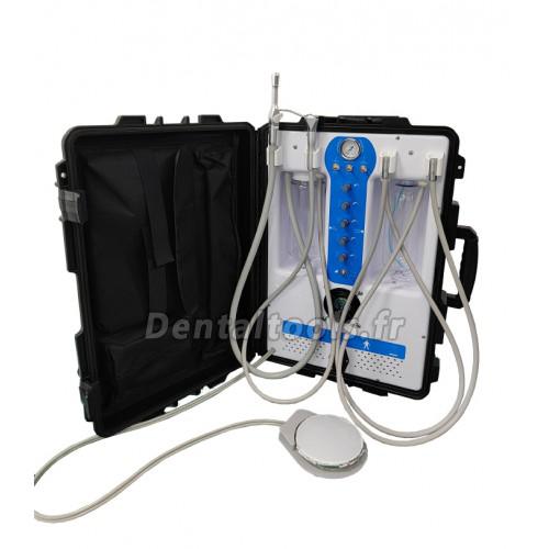 Greeloy® GU-P204S Unité Dentaire Portable avec Compresseur d'Air