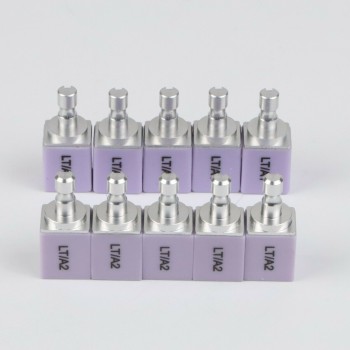 5 Pièces Blocs dentaires dislicates au lithium C14 HT/LT e-max cad cam pour Siro...