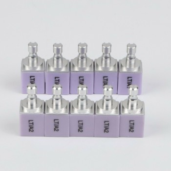 5 Pièces Blocs dentaires dislicates au lithium C14 HT/LT e-max cad cam pour Sirona Cerec