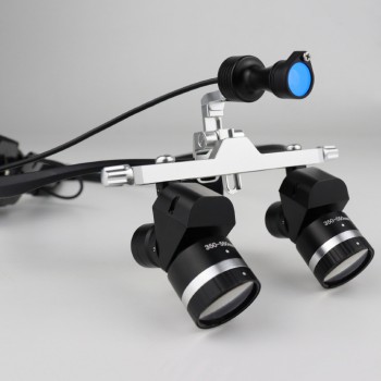 YWJ-MG11U Loupe chirurgicale dentaire ergonomique réglable avec lampe frontale L...