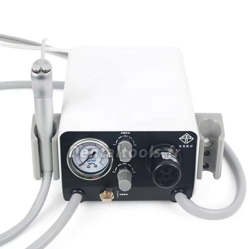 JG-237 unité turbine dentaire portable avec seringue 3 voies compatible compresseur d'air