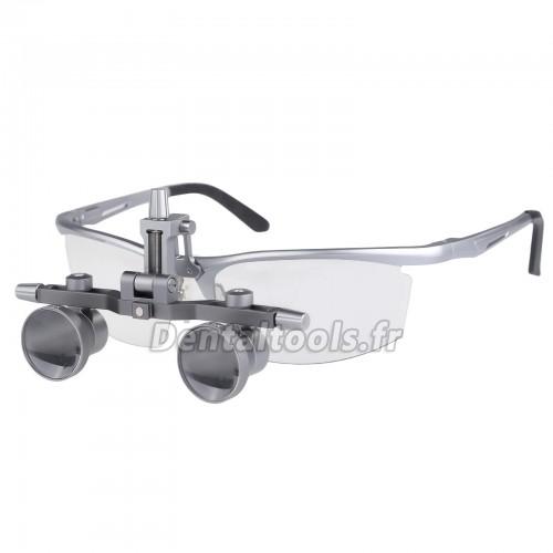 DY-118 2.5X 450mm loupe dentaire chirurgicale monture aluminium écart pupillaire réglable