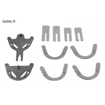Gothic-D/A Kit de traçage gothique dentaire pour enregistrement oral