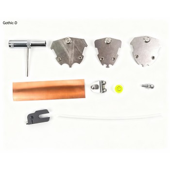 Gothic-D/A Kit de traçage gothique dentaire pour enregistrement oral