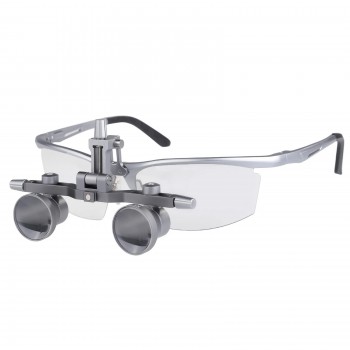 DY-118 2.5X 450mm loupe dentaire chirurgicale monture aluminium écart pupillaire réglable