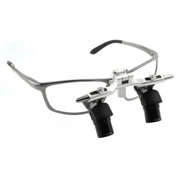 4.0X 5.0X 6.0X 350 à 450 mm loupe dentaire chirurgicale ergo relevable