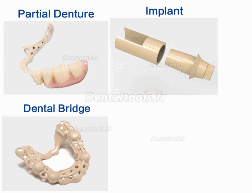 Bloc dentaire PEEK pour implant prothèse dentaire disques PEEK 98mm 95mm 12/14/16/18/20mm
