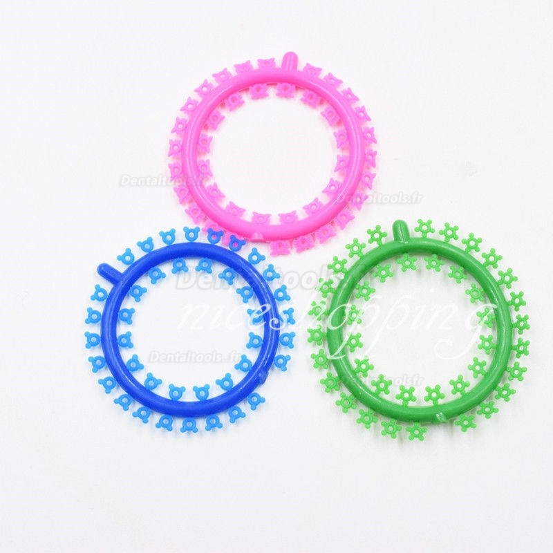 Vente de 1040Pcs 1 paquet Liens ligatures dentaires Orthodontique Bandes de  caoutchouc élastique Multi couleur en ligne 