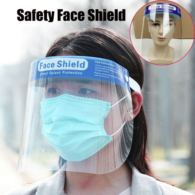 10 Pcs Haute Définition Transparent Anti-Salive Coupe-Vent Anti-Poussière Écran Facial de Sécurité Anti-Buée