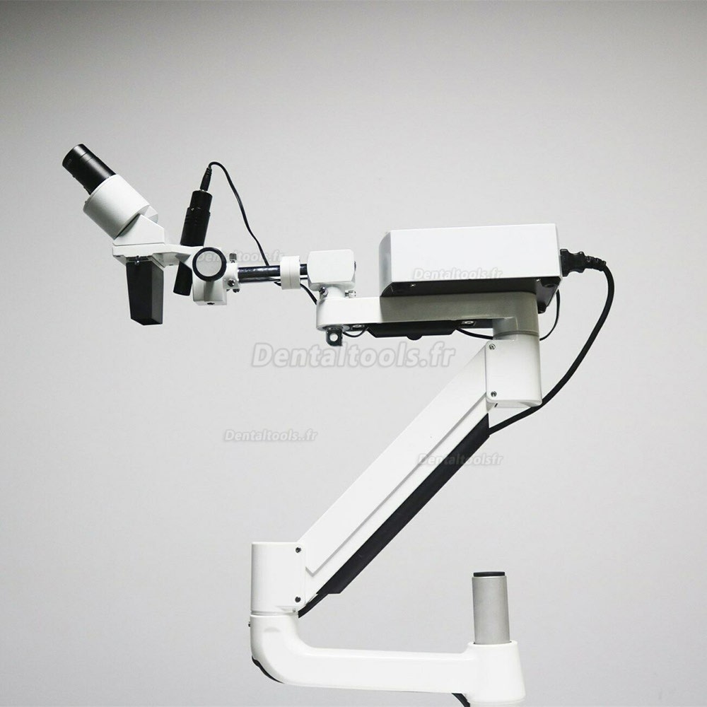 Microscope opératoire chirurgical dentaire avec Lumière LED 5W Chariot Mobile