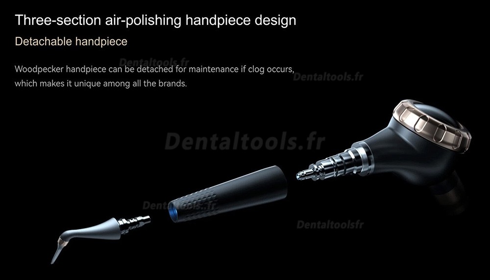 Woodpecker AP-H Plus Polisseur pneumatique dentaire supra-gingival/sous-gingival