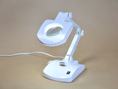 AIXIN® Loupe avec lampe de bureau AX-D-TD