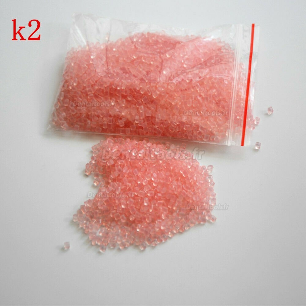 Échantillon de particules de résine acrylique flexible pour prothèse dentaire de matériaux 250g K1 + 250g K2