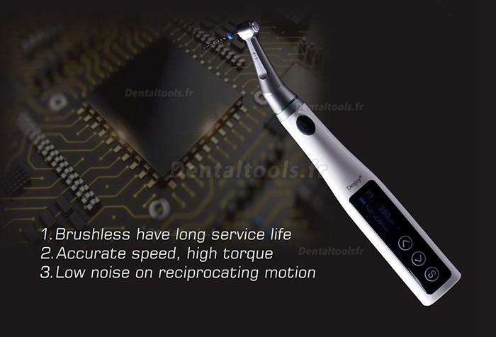 Denjoy Ai-Mate Moteur endodontie brushless avec localisateur d'apex mini Contre-angle 6:1