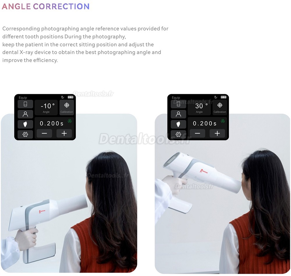 Woodpecker Ai Ray Appareil de radiographie dentaire portable Haute fréquence CC ecran tactile