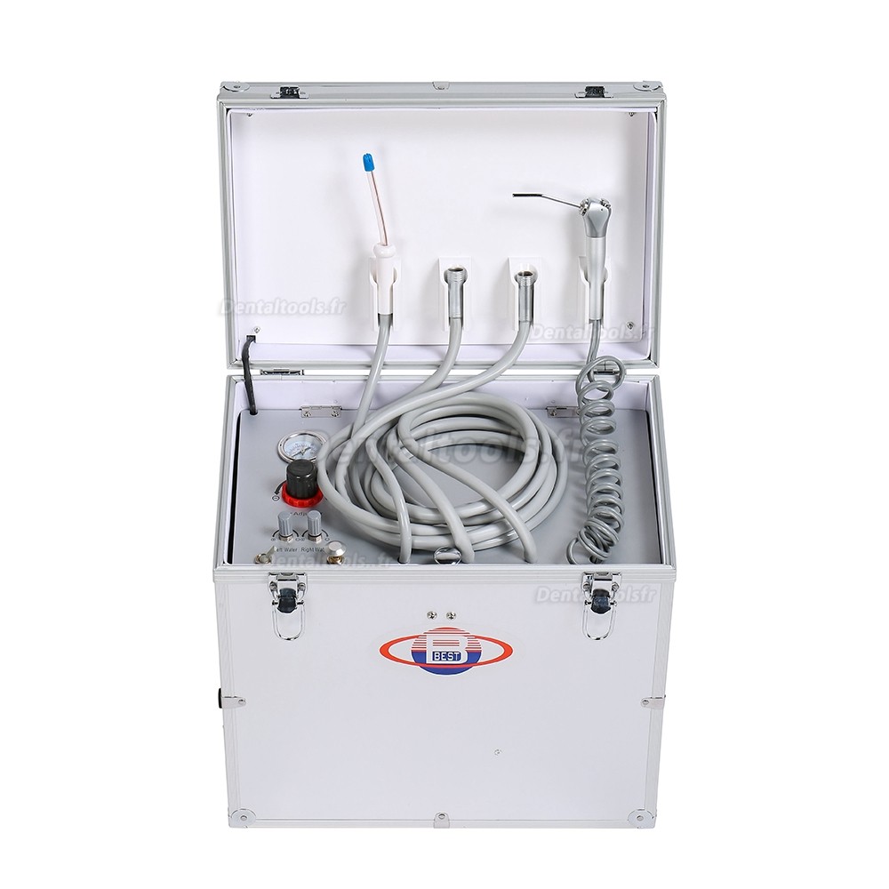 Best® Unit dentaire portable avec compresseur d'air BD-402