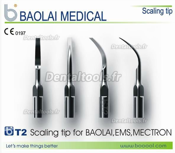 Baola® Insert Piézo de dentaire EMS Compatible T2