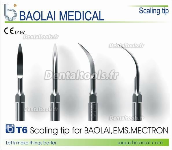 Baola® Insert Piézo de dentaire EMS Compatible T6