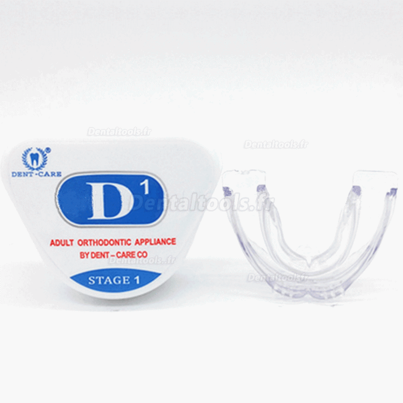 3 boîtes orthodontiques dentaires Appareil dentaire Retenue de dents Redresseur Correcteur