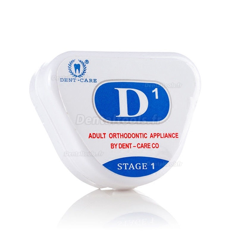 3 boîtes orthodontiques dentaires Appareil dentaire Retenue de dents Redresseur Correcteur