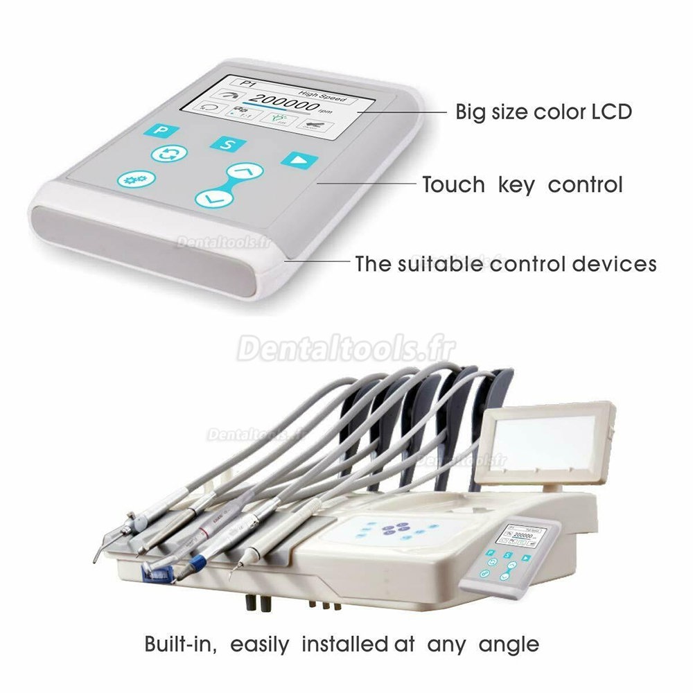 YUSENDENT COXO Dental Electric LED Micro Motor 1: 4.2 Fiber Optic 45°Contra Angle C7-3