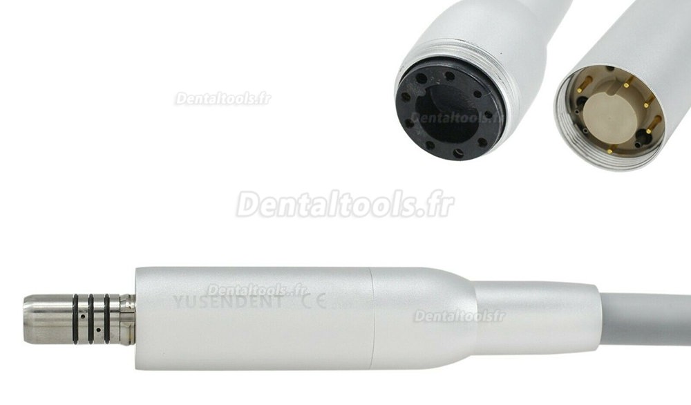 YUSENDENT COXO YUSENDENT COXO dentaire Micro moteur électrique intégré à LED +1: 1 pièce à main droite à fibre optique