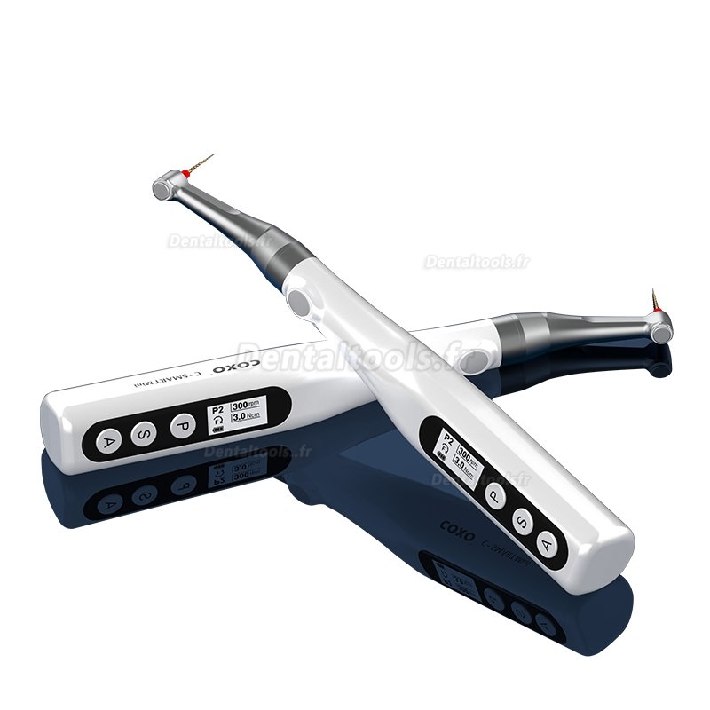 YUSENDENT COXO C-Smart-Mini Moteur d'endodontie sans fil Contre-angle 1:1 Bouton Poussoir