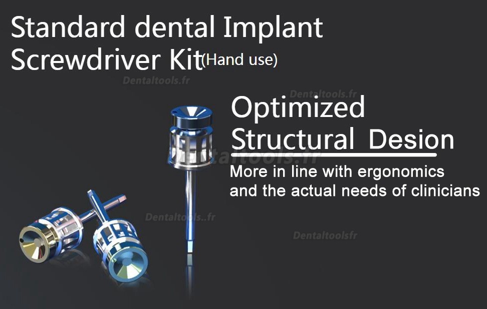 YUSENDENT COXO C-TW2  Kit de clé dynamométrique universelle pour implant dentaire avec 14 tournevis