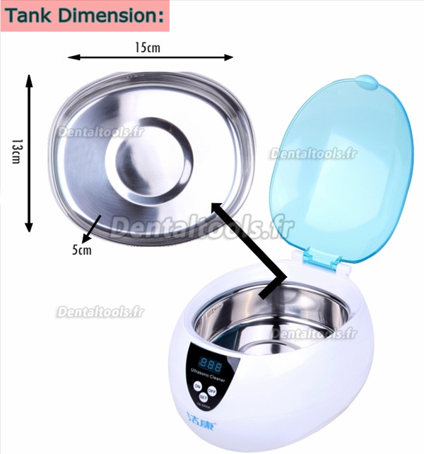 JeKen® 0.75L Nettoyeur Usage Familial ultrason dentaireique CE-5200A