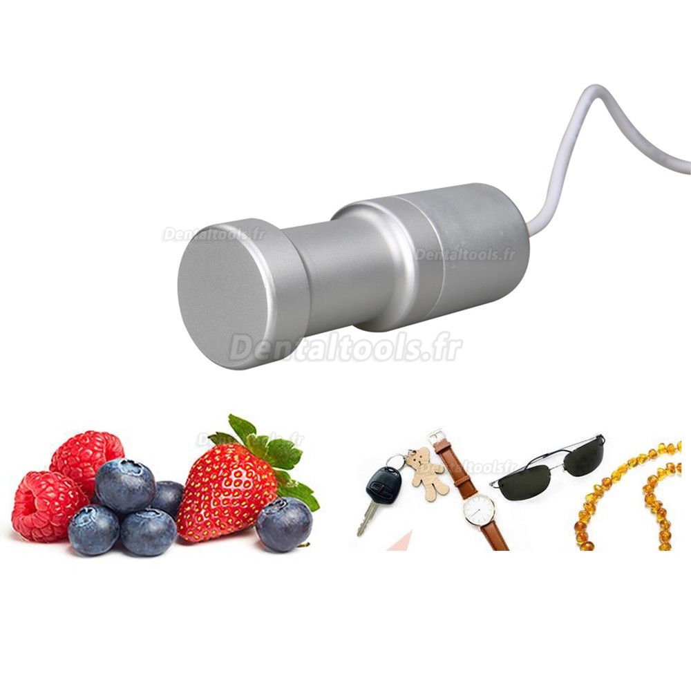 Mini nettoyeur de trempage ultrasonique portatif pour les lunettes de bijoux de bureau de famille Légumes de fruits CE-9600