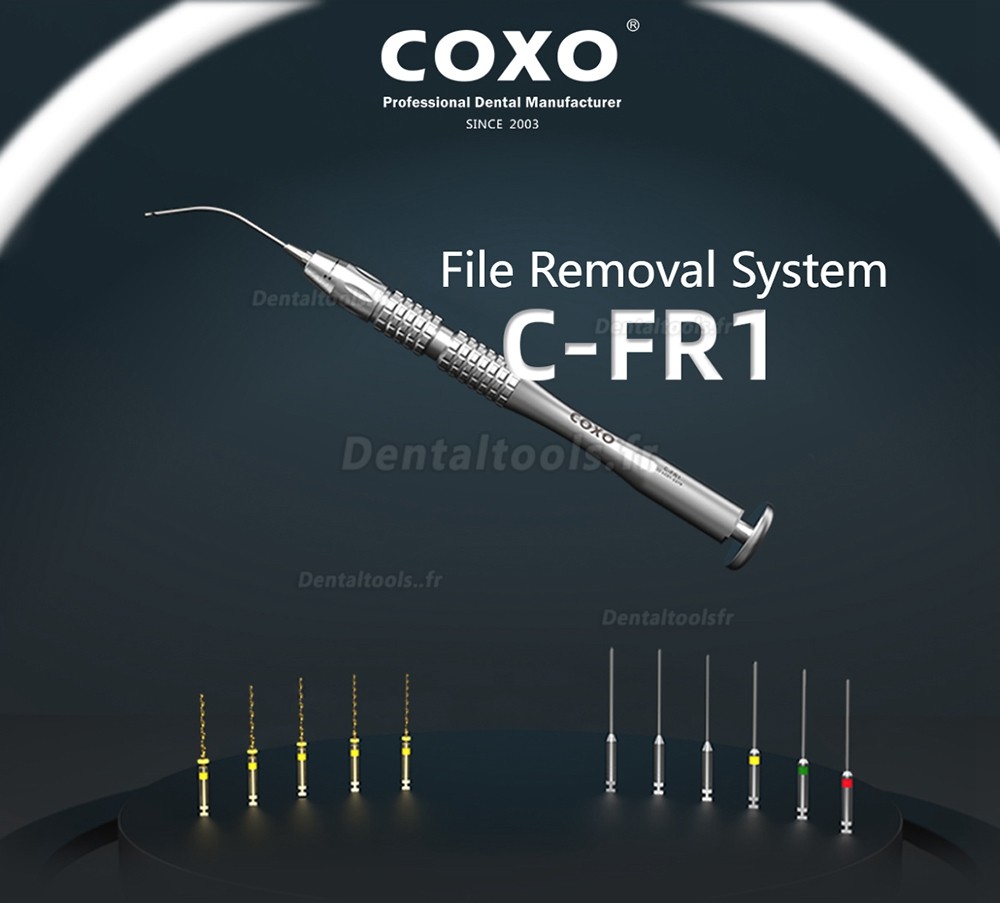 YUSENDENT COXO C-FR1 Kit d'outils de suppression de fichier endodontique d'instrument cassé de traitement endo