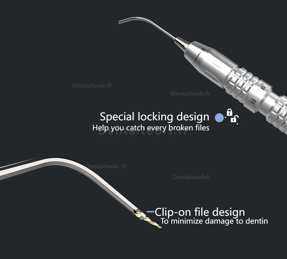 YUSENDENT COXO C-FR1 Kit d'outils de suppression de fichier endodontique d'instrument cassé de traitement endo