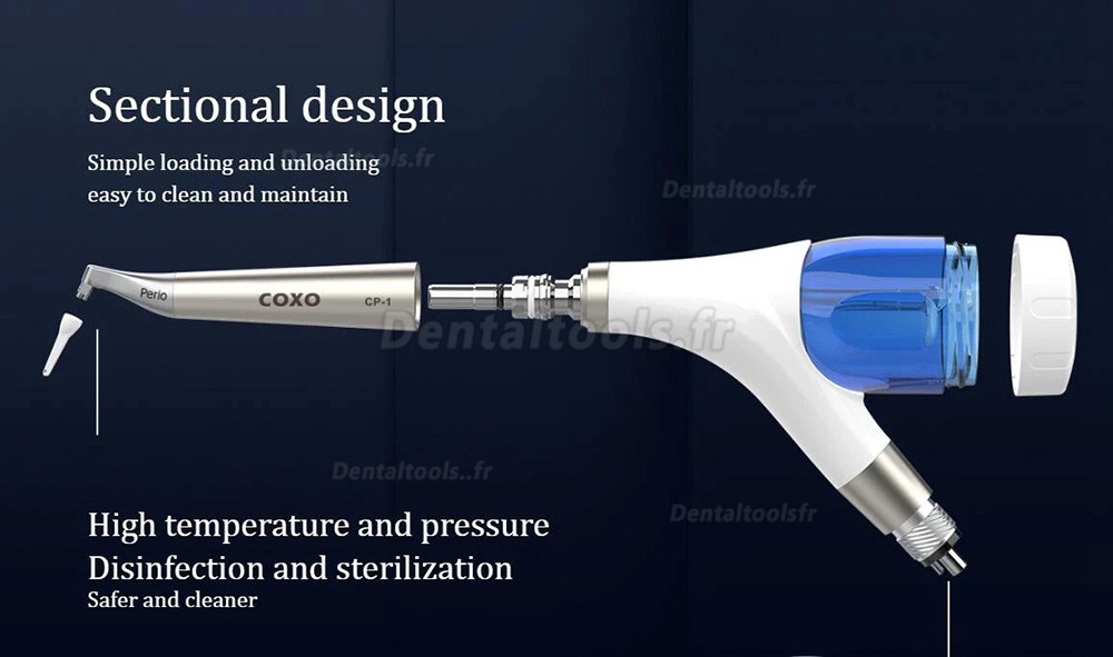 YUSENDENT COXO CP-1 Polisseuse à air dentaire (supragingival + sous-gingival)